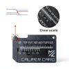 Mini Vernier Caliper Keychain HELAIMAY Portable Pocket Caliper Black-2
