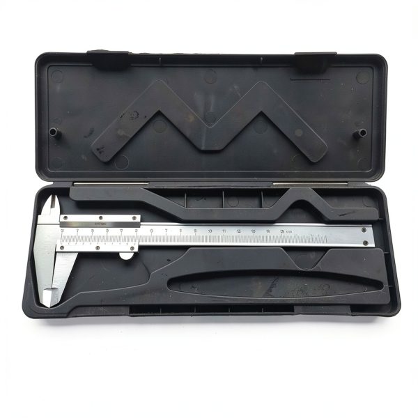 Metal Caliper Measuring Tool 150mm*0.01mm Stainless Steel Caliper Measuring Tool Calibrador Machinist Tools Micrometer Inch/MM/Fraction for DIY/Household-1