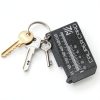 Mini Vernier Caliper Keychain HELAIMAY Portable Pocket Caliper Black-4
