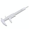 Vernier Caliper Waterproof Plastic Eyebrow Permanent Makeup Ruler Students Experimental Measurement Tools For Permanent Makeup Tattoo Eyebrow Line Lip-6