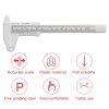 Vernier Caliper Waterproof Plastic Eyebrow Permanent Makeup Ruler Students Experimental Measurement Tools For Permanent Makeup Tattoo Eyebrow Line Lip-5
