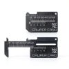 Mini Vernier Caliper Keychain HELAIMAY Portable Pocket Caliper Black-1