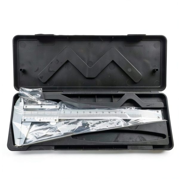 Metal Caliper Measuring Tool 150mm*0.01mm Stainless Steel Caliper Measuring Tool Calibrador Machinist Tools Micrometer Inch/MM/Fraction for DIY/Household-4