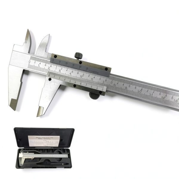 Vernier Caliper MFQNENLK 6 inch Carbon Steel with 0.001" Accuracy-0