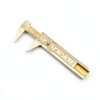 Brass Vernier Caliper 0-80mm Dual Scale Tool with Pointed Tip-1