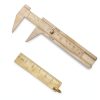 Mini Brass 80mm Double Scale Caliper kcrygogo Sliding Tool Gemstones-0