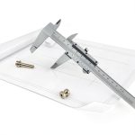 Metal Caliper Measuring Tool 150mm*0.01mm Stainless Steel Caliper Measuring Tool Calibrador Machinist Tools Micrometer Inch/MM/Fraction for DIY/Household-0