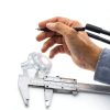 Non Digital Vernier Caliper 150mm Stainless Steel 0.05mm Dual Scale-7