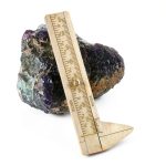 Brass Vernier Caliper 0-80mm Dual Scale Tool with Pointed Tip-0