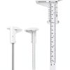 bepisof 2Pcs 2-Scale Plastic Vernier Caliper 0-6in White/Blue-1