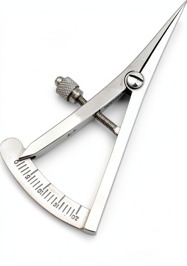CASTROVIEJO CALIPER 3.25in steel Vernier Caliper 0-20mm by DDP-0