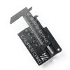 Mini Vernier Caliper Keychain HELAIMAY Portable Pocket Caliper Black-0