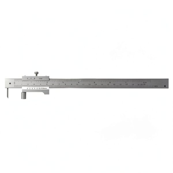 200mm Metal Scriber Calipers, Marking Gauge Calipers, 0-8 inch Carbide Parallel Cross Caliper for Scribing Iron, Steel, Wood and Other Materials-4