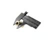 Honoson 10 Pcs Plastic Vernier Caliper 0-6 Inch Black Mini Double-7
