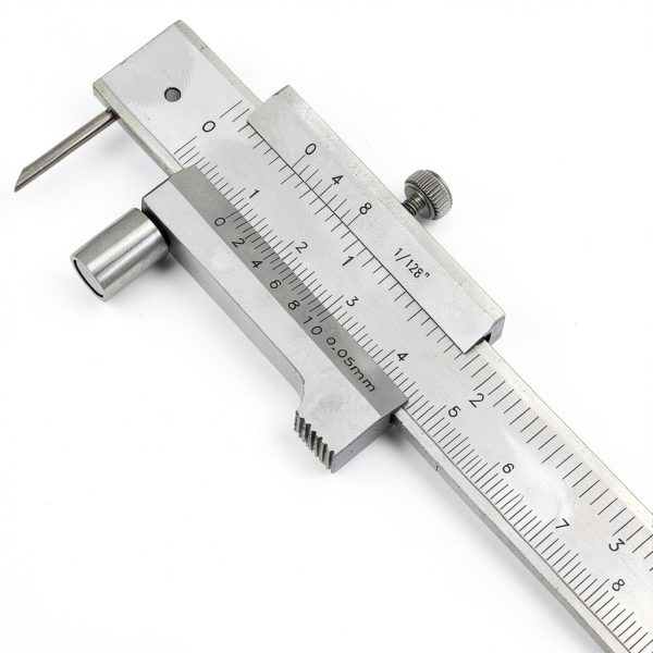 200mm Vernier Caliper Kodrily Steel Scribing Tool PU Bag-0