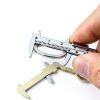 1pc Portable Mini Alloy Vernier Caliper Key Ring Accurate Measuring Tool with 0.0-1.57inch Range, Compact Key Chain Design-2