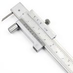 200mm Metal Scriber Calipers, Marking Gauge Calipers, 0-8 inch Carbide Parallel Cross Caliper for Scribing Iron, Steel, Wood and Other Materials-0