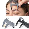 Mini Plastic Vernier Caliper 10pcs Red 80mm Scale Metric-Inch Gauge-5