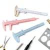 3Pcs Plastic Calipers Inch/Metric 6Inch 150mm Mini Vernier Caliper-5