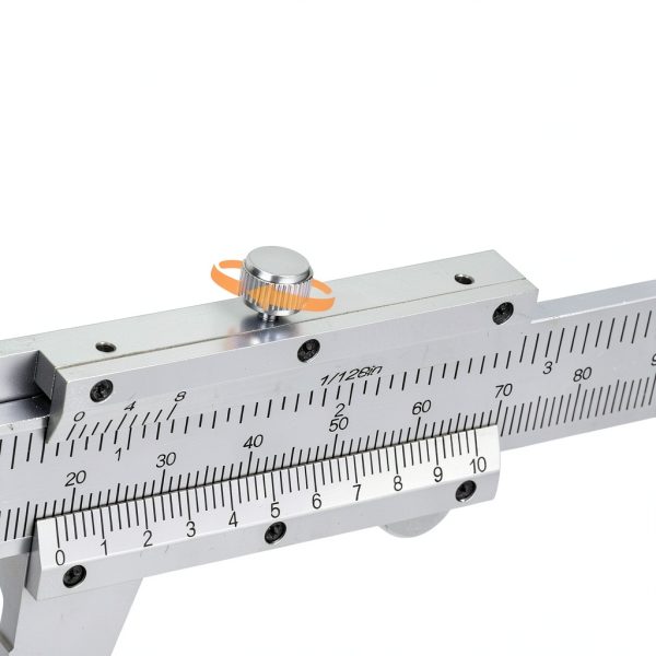 6-Inch/150mm Vernier Caliper Measuring Tool, Fractional Calipers, High-Hardness Steel Mechanical Micrometer, Non-Digital Slide with Dual Imperial/Metric Scale, 0.02 mm&1/128 Inch-2