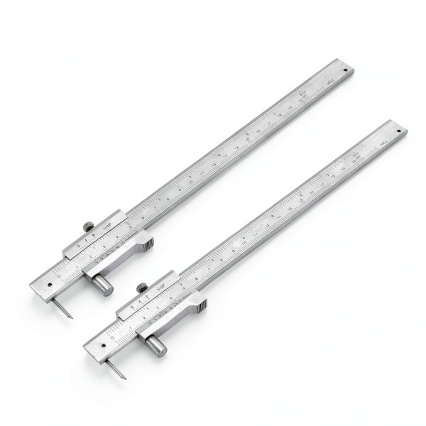 200mm Metal Scriber Calipers, Marking Gauge Calipers, 0-8 inch Carbide Parallel Cross Caliper for Scribing Iron, Steel, Wood and Other Materials-1