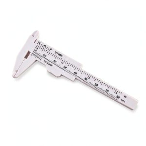Measurement Tools Novice Vernier Caliper Portable White Sliding Design-0
