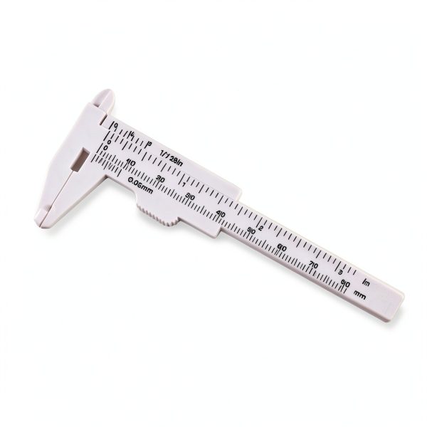 Measurement Tools Novice Vernier Caliper Portable White Sliding Design-0
