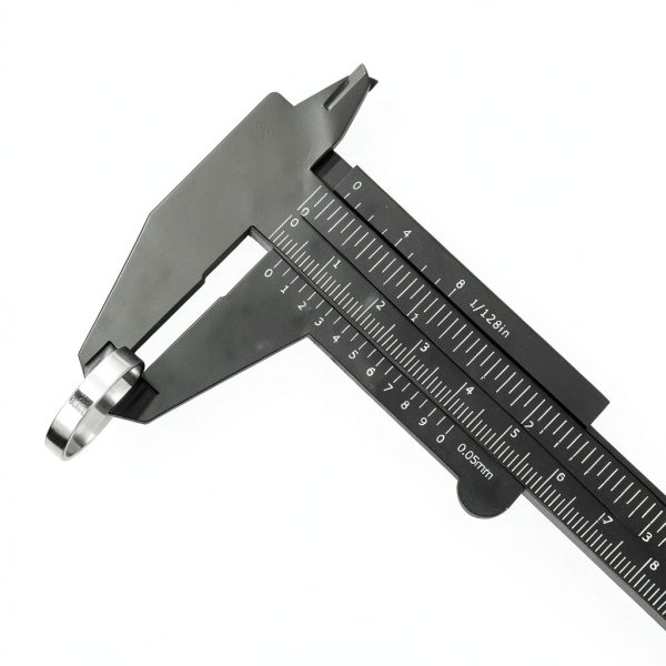 Honoson 10 Pcs Plastic Vernier Caliper 0-6 Inch Black Mini Double-4