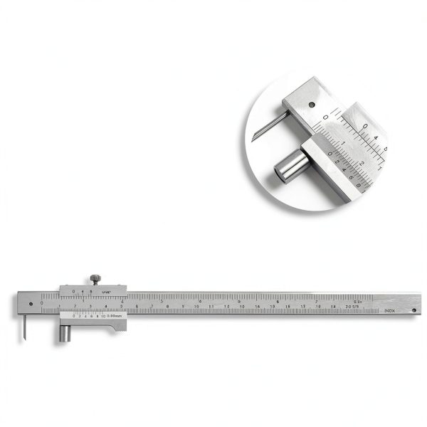 200mm Vernier Caliper Kodrily Steel Scribing Tool PU Bag-7
