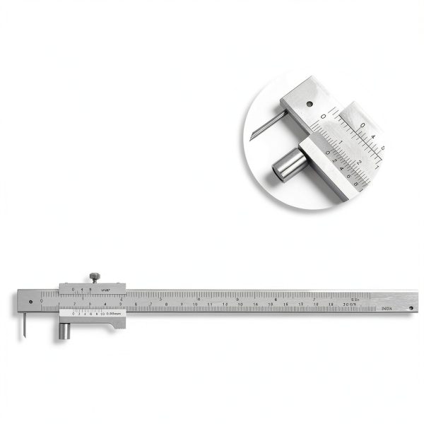200mm Metal Scriber Calipers, Marking Gauge Calipers, 0-8 inch Carbide Parallel Cross Caliper for Scribing Iron, Steel, Wood and Other Materials-8