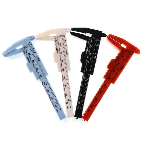 Measurement Tools Novice Vernier Caliper Portable White Sliding Design-2