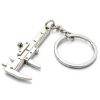 1pc Portable Mini Alloy Vernier Caliper Key Ring Accurate Measuring Tool with 0.0-1.57inch Range, Compact Key Chain Design-0