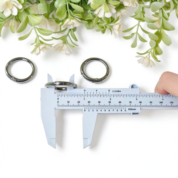 3Pcs Plastic Calipers Inch/Metric 6Inch 150mm Mini Vernier Caliper-4