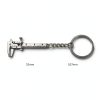 Keyring Adjustable Scale Keychain Mini Vernier Caliper Ruler Silver-1
