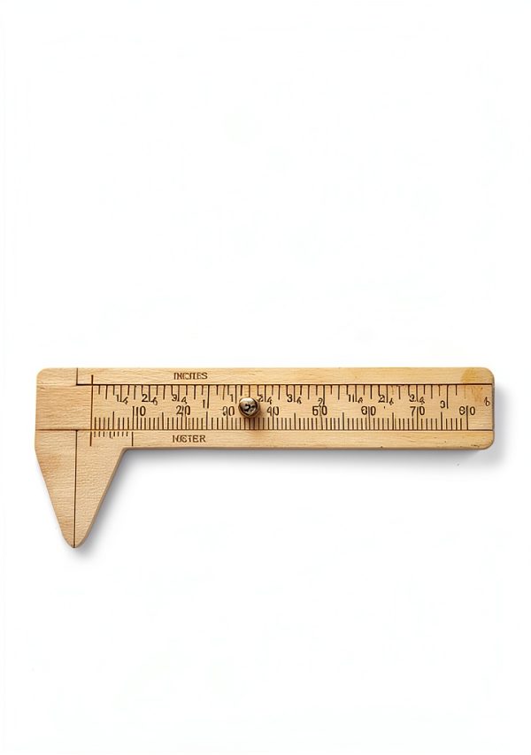 Brass Dual Scale Calipers - Precision Mechanical Measuring Tool for-1