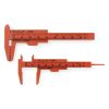 Mini Plastic Vernier Caliper 10pcs Red 80mm Scale Metric-Inch Gauge-0