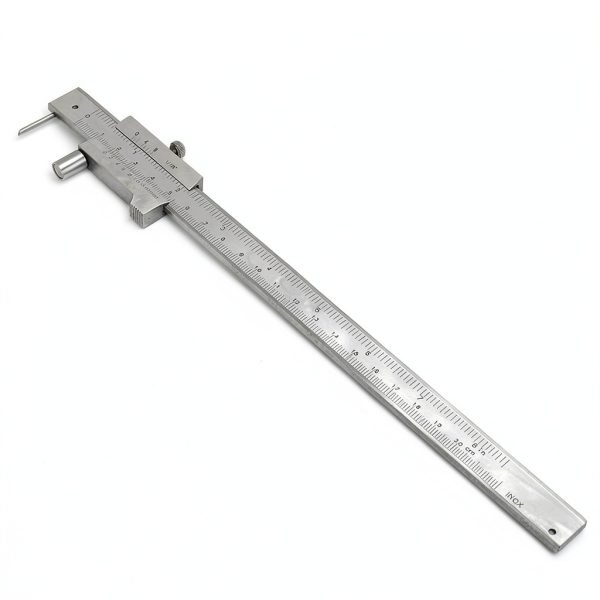200mm Metal Scriber Calipers, Marking Gauge Calipers, 0-8 inch Carbide Parallel Cross Caliper for Scribing Iron, Steel, Wood and Other Materials-5