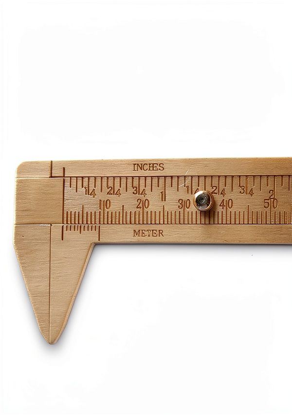 Brass Dual Scale Calipers - Precision Mechanical Measuring Tool for-2