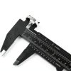 Honoson 10 Pcs Plastic Vernier Caliper 0-6 Inch Black Mini Double-3