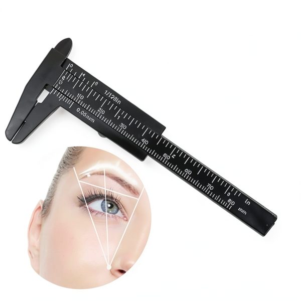 Measurement Tools Novice Vernier Caliper Portable White Sliding Design-3
