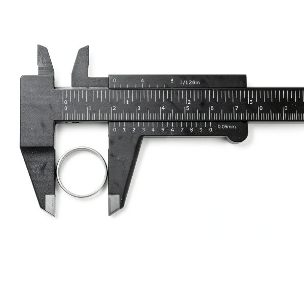 Honoson 10 Pcs Plastic Vernier Caliper 0-6 Inch Black Mini Double-2